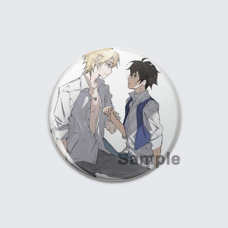 32/44/58mm Great Pretender Pin Round Cartoon Funny Snap-in Brooches for Backpack Cothes Accessories Anime Collection Badge Hat Decoration