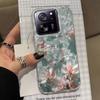 Чехол для телефона с текстурой воды, бабочкой и цветком для Xiaomi 13T 14T 11 Lite Poco X5 M6 Pro X6 X7 X3 Pro NFC C75 C71 C65 C61 M5S