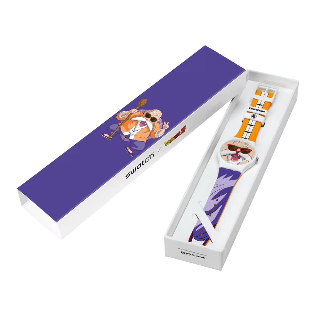 Swatch Dragon Ball Z Камесеннин Новые Мужские Часы SUOZ346