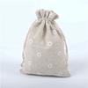 Printed Cotton Drawstring Bag, Straw , Empty Bag, Jewelry Storage Bag, Tea Gift Packaging Bag