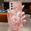 For Samsung M34 5G Case Aesthetic Butterfly Flower Clear Soft Silicone Back Cover For Samsung Galaxy M34 F34 M54 F54 Phone Case