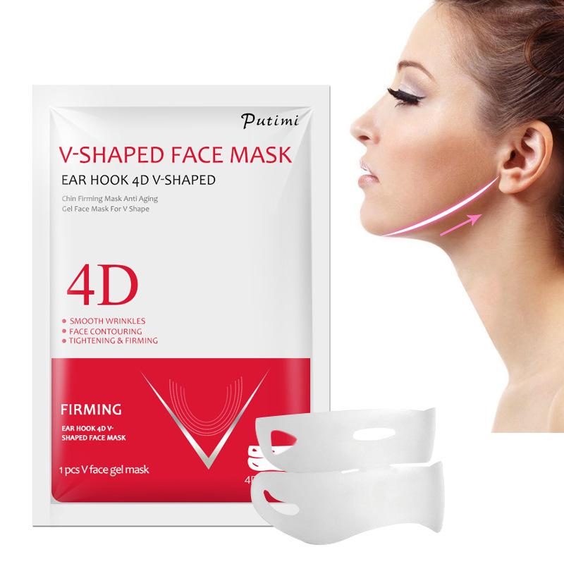 1/5/10 шт. V-образная подвесная маска для ушей, маска для подтяжки лица и подбородка, устраняющая отеки, лифтинг-маска