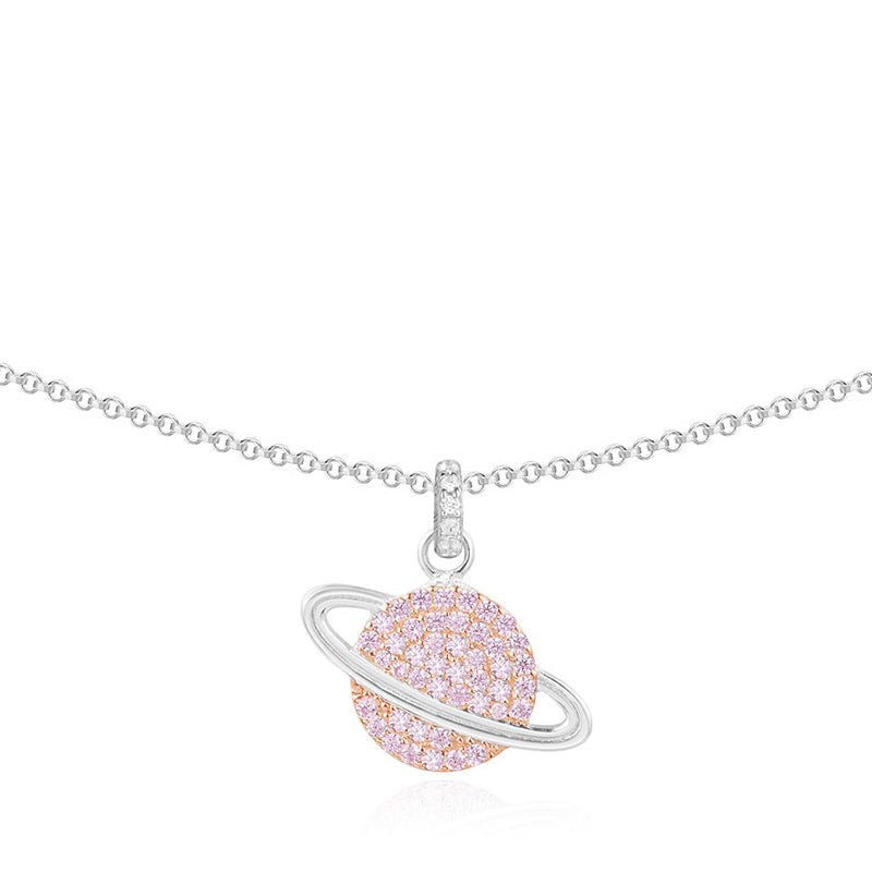 APM M t orites Adjustable Necklace Pink Silver Sterling RP9606OX
