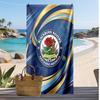 Blackburn Rovers Football Print Beach Towel, Large Soft Quick Dry Towel for Beach Camping Swimming