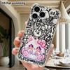 Phone Case: 2D flat suitable for iPhone 18 17 16 15 14 13 Pro, transparent with corner protection, sweet and cute, Christmas and Halloween gifts