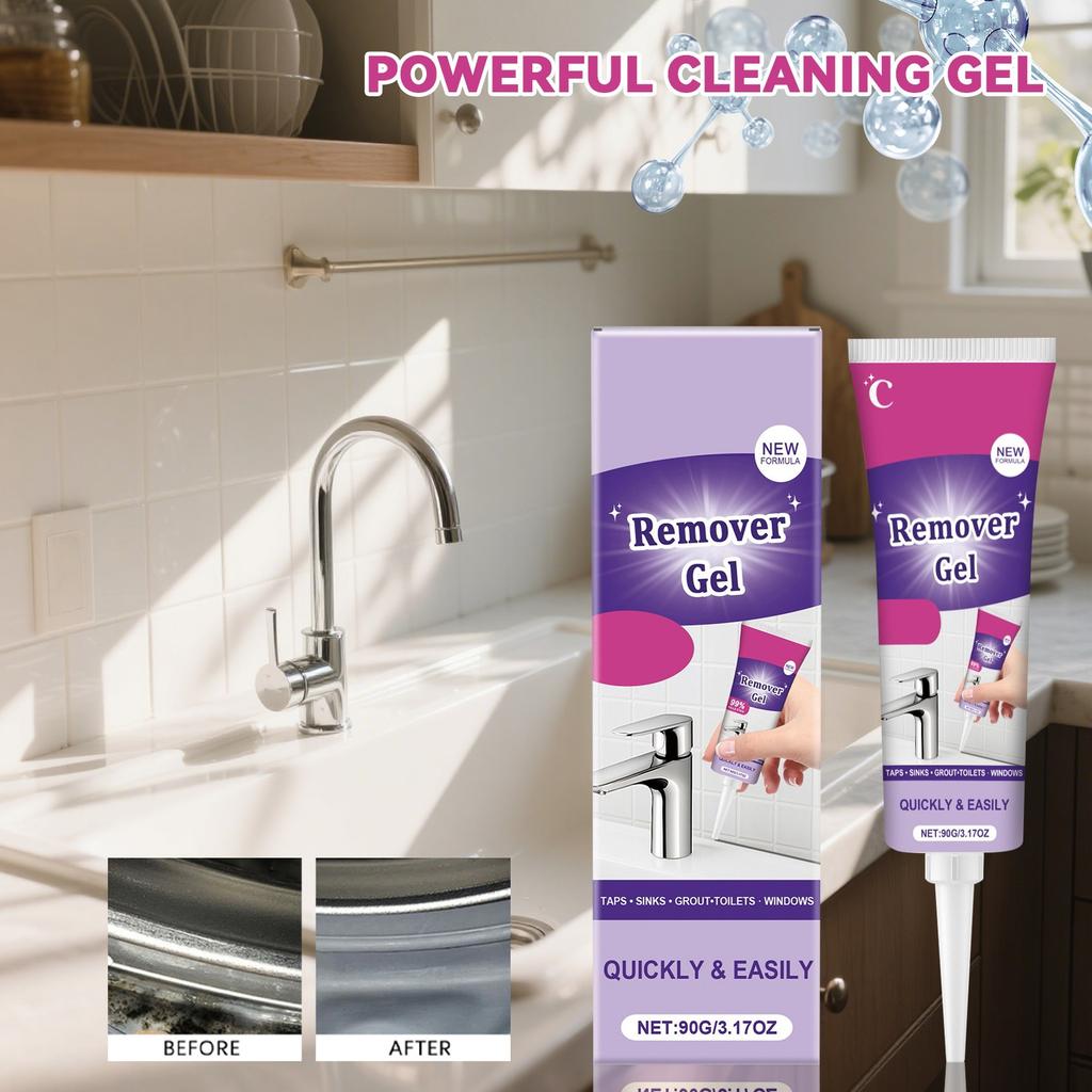 Mold Gel, Cleaning Gel, Deeply Penetrates All Surfaces, Mold Stains On Washing Machine, Bathroom And Wall Tiles
