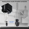 For Bambu Lab A1/A1 Mini Nozzle Kit, Brass & Hardened Steel Nozzle 0.2/0.4/0.6/0.8mm, Upgrade Hotend Accessories for Bambulab A1