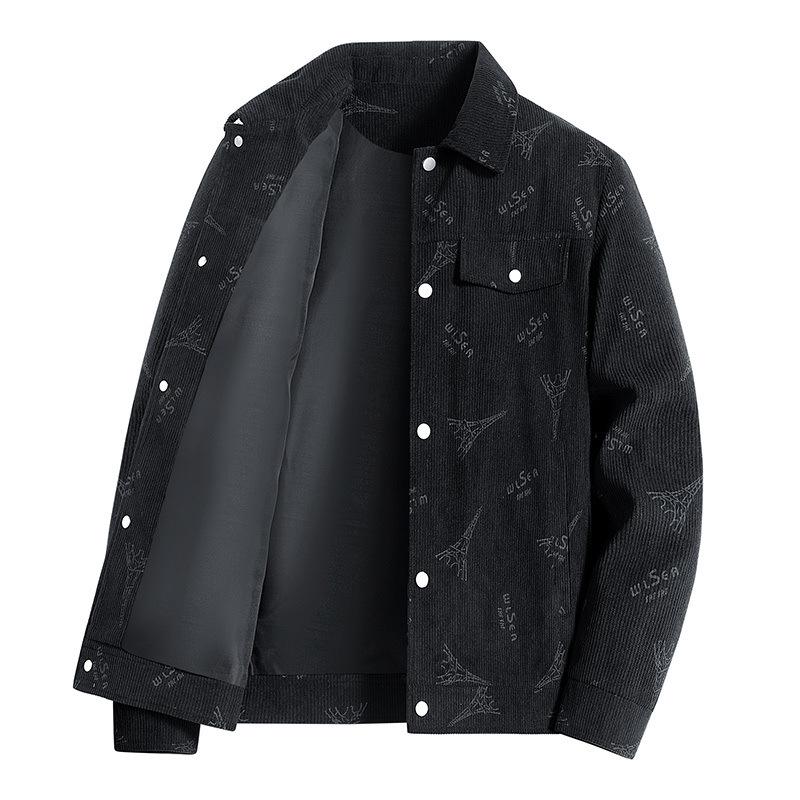 Модный тренд лацкан молодежный национальный стиль пиджак мужской универсальный топ