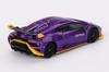 MINI GT Lamborghini Huracan STO Viola Pasiphae Finished Product 1/64 (left-hand Drive)