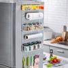 Storage Rack Shelves Multi-functional Refrigerator Sidewall Holder Hook Fridge Storage Container Kitchen Organizer Tools