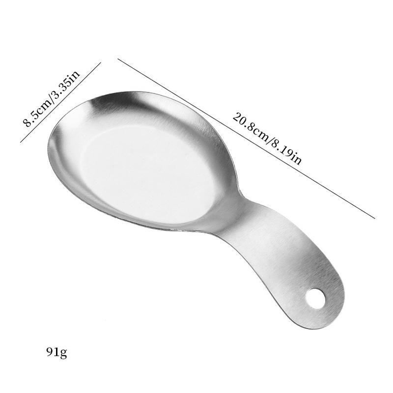 Large Stainless Steel Spoon Holder Heat Resistant Stable Base for Cooking Coffee Table Kitchen