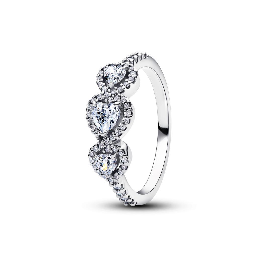 Luxury Original 925 Silver Heart Bow Pearl Flower Four Leaf Clover Ring fit Women's Fine Jewelry Valentine's Day Gifts