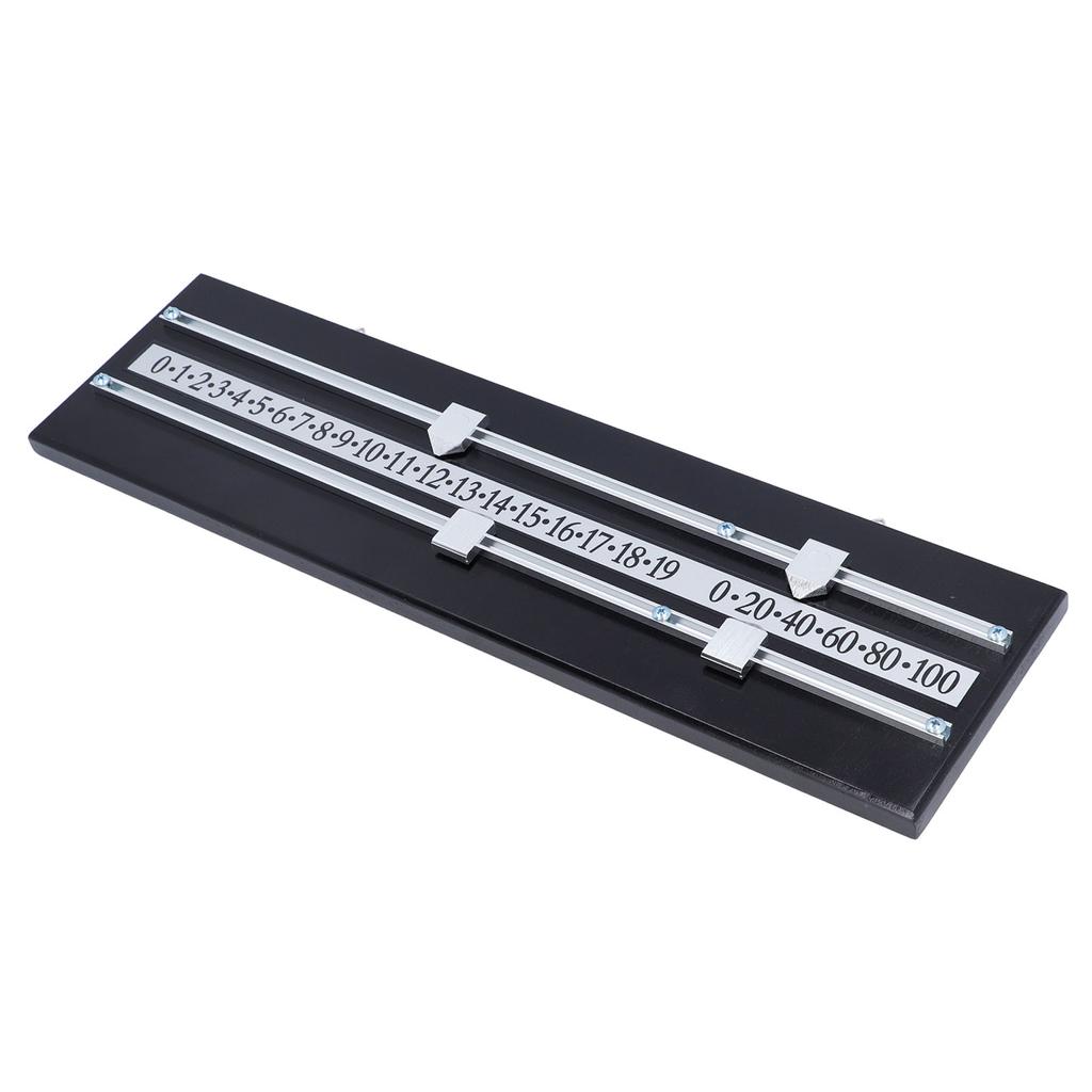 Бильярдная доска для подсчета очков с 2 дорожками, экономящая место, из цельного дерева, универсальная, для домашнего клуба