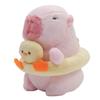 Clearstone Capybara Plush Keychain Chabimaru Float 13cm Pink (Duck)