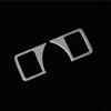 Silver Aluminum Headlight Lamp Switch Button Cover 2PCS For Benz GLK 2009-2015