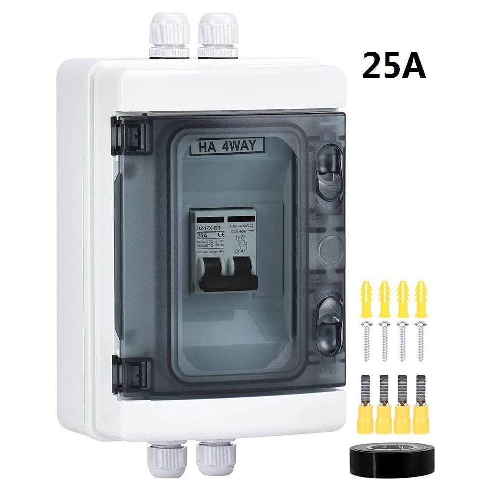 PV Disconnect Switch DC440V 15-60A IP65 Box Circuit Breaker for Solar