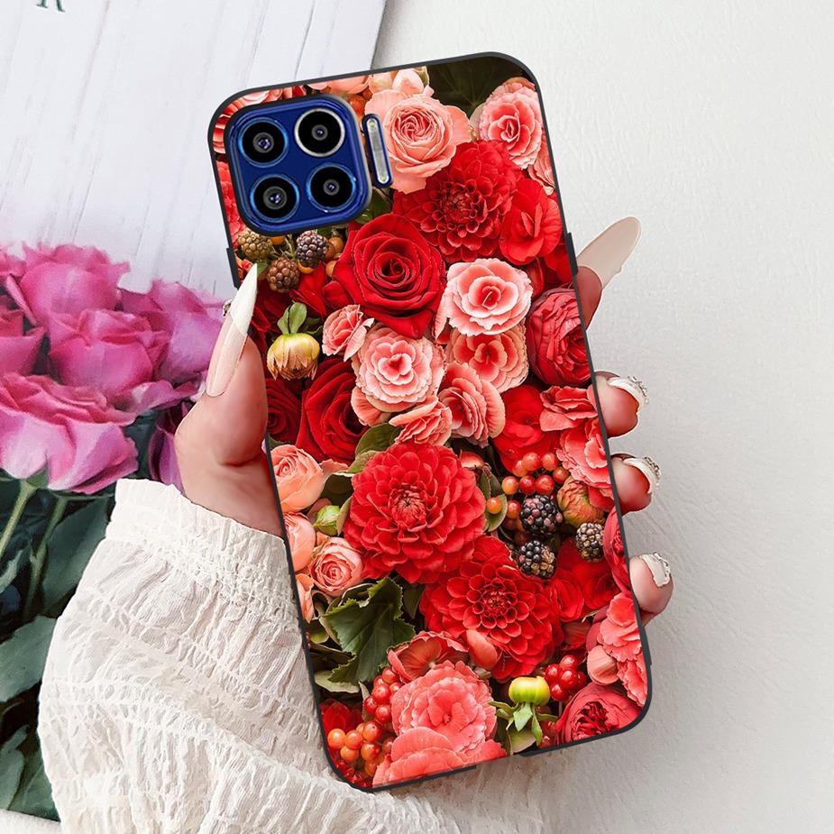 Для Motorola Moto One 5G Чехол Роскошный Модный Расписной Чехол 6.7'' Мягкий ТПУ Чехол для Телефона Для Motorola One MotoOne 5G Задняя Крышка Сумки