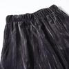 2025 Spring Women's Slim Minimalist Velvet Wide-Leg Pants