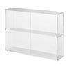 MUJI Акриловая витрина с раздвижной дверцей, большая, примерно Ш33,6 x Г8,4 x В24,4 см, прозрачная