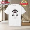 Vampire Lips Kiss Me T-Shirt | Gothic Fang Graphic Tee
