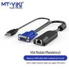 KVM-переключатель VGA-модуль с USB-удлинителем Cat5