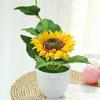 Home Decoration Artistic Sunflower Planters Garden Ornament Simple Living Room Tabletop Decorations Simulation Flowerpot Gifts