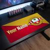 Southampton FC Custom Large Mouse Pad, Personalized Name Text Print, Football Logo Non‑Slip Desk Mat Gaming Gift