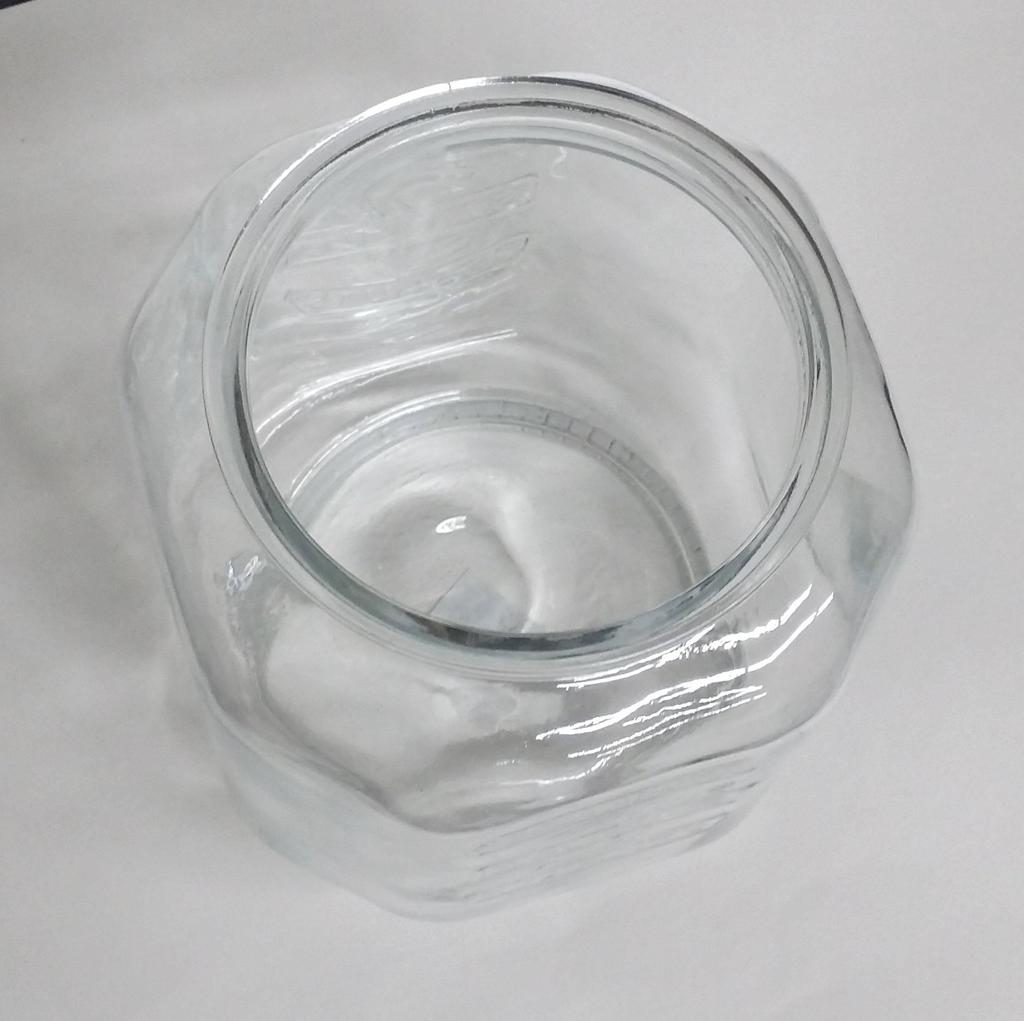 Living Glass Jar Canister Glass Cookie Jar S Size Estimated Capacity Approximately 3.0L Diameter 16 X Height 23cm Clear Almond