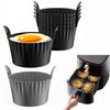 3/4/6/12Pcs Air Fryer Silicone Egg Poacher Cups Silicone Egg Cooker Mold Baking Custard Tart Pie Desserts Egg Poaching Maker