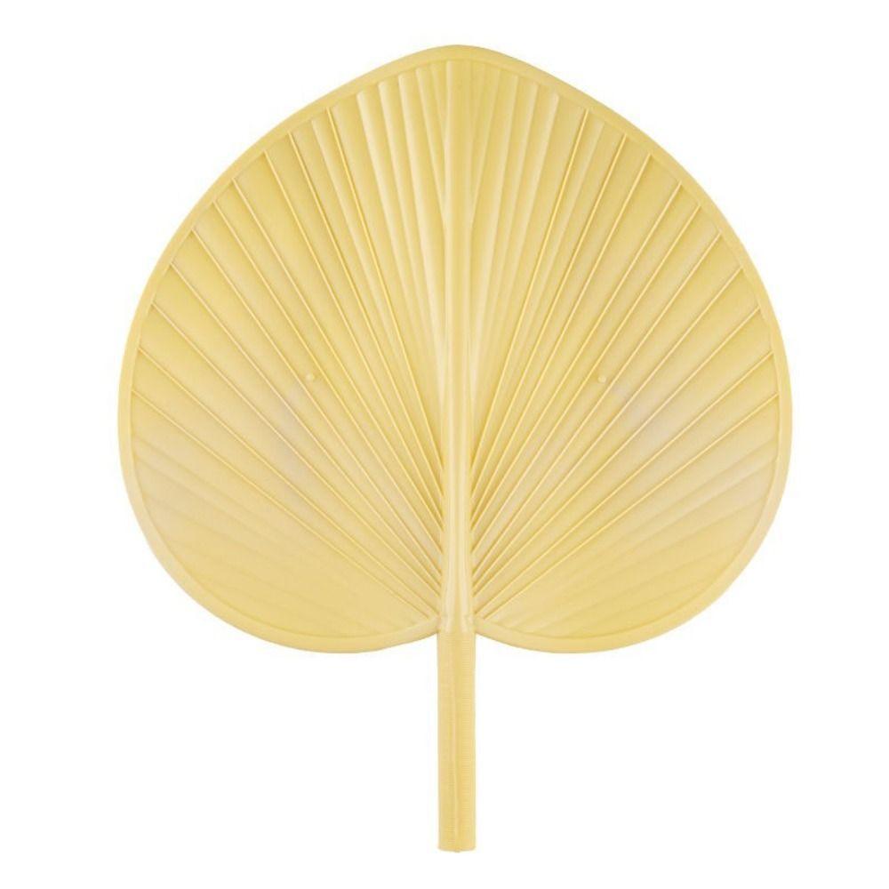 Yellow Palm-Leaf Fan Vintage Anti-breakage Fan High Quality Bushel Fan