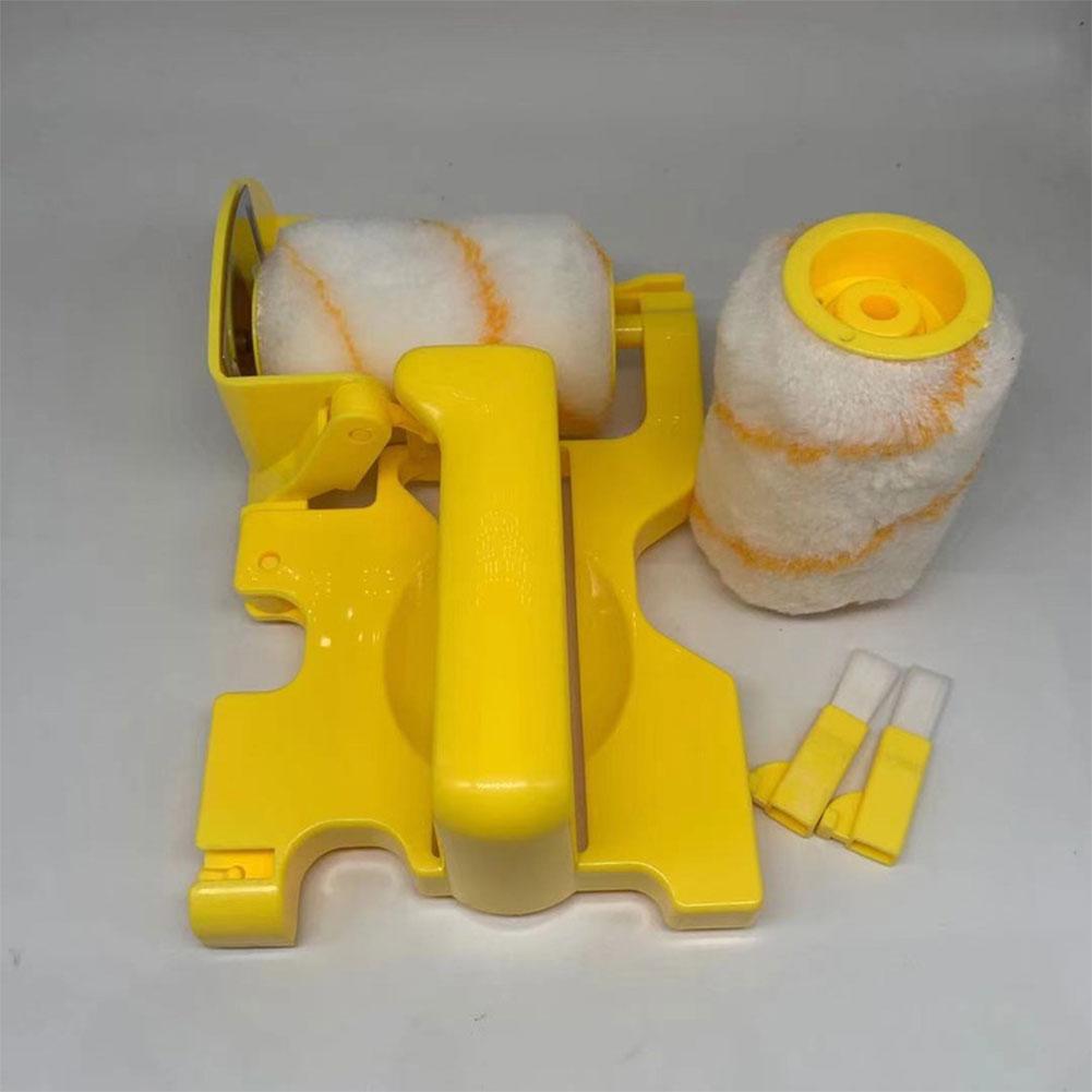 Paint Edger Roller Brush Paint Edger Roller Brush with Extra Replacement Roller Brush Wall Painting Brush Interior Paint Trimmer