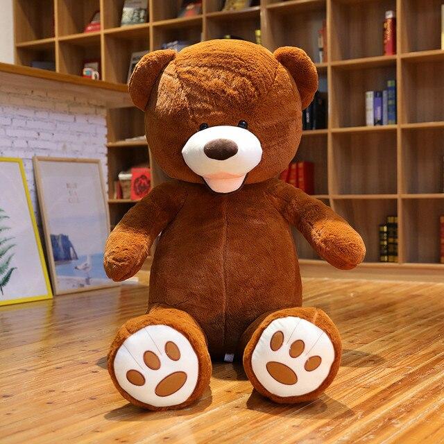 Прекрасный гигантский американский медведь, плюшевые игрушки, мягкие игрушки, плюшевый мишка, кукла, подушка для детей, популярный подарок на День святого Валентина для девочек