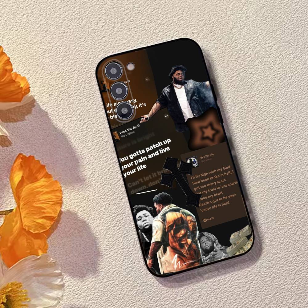R-Rod wave Rapper Phone Case For Samsung Galaxy A73,A72,A71,A70,A53,A52,A51,Others Soft Black Cover