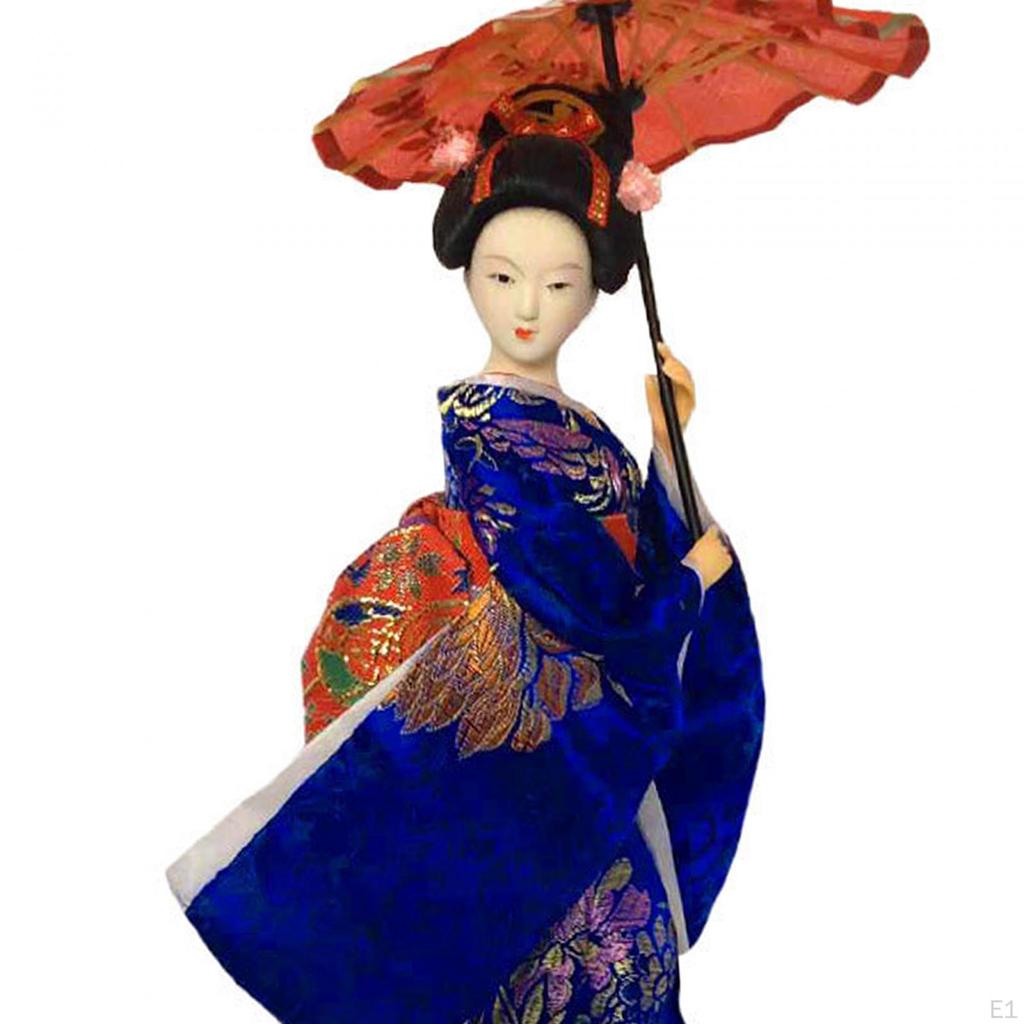 Азиатская кукла гейша - декоративная фигурка для дома и офиса