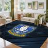 Sheffield Wednesday Design Crystal Velvet Rug Soft Decorative Mat for Bedroom Entrance