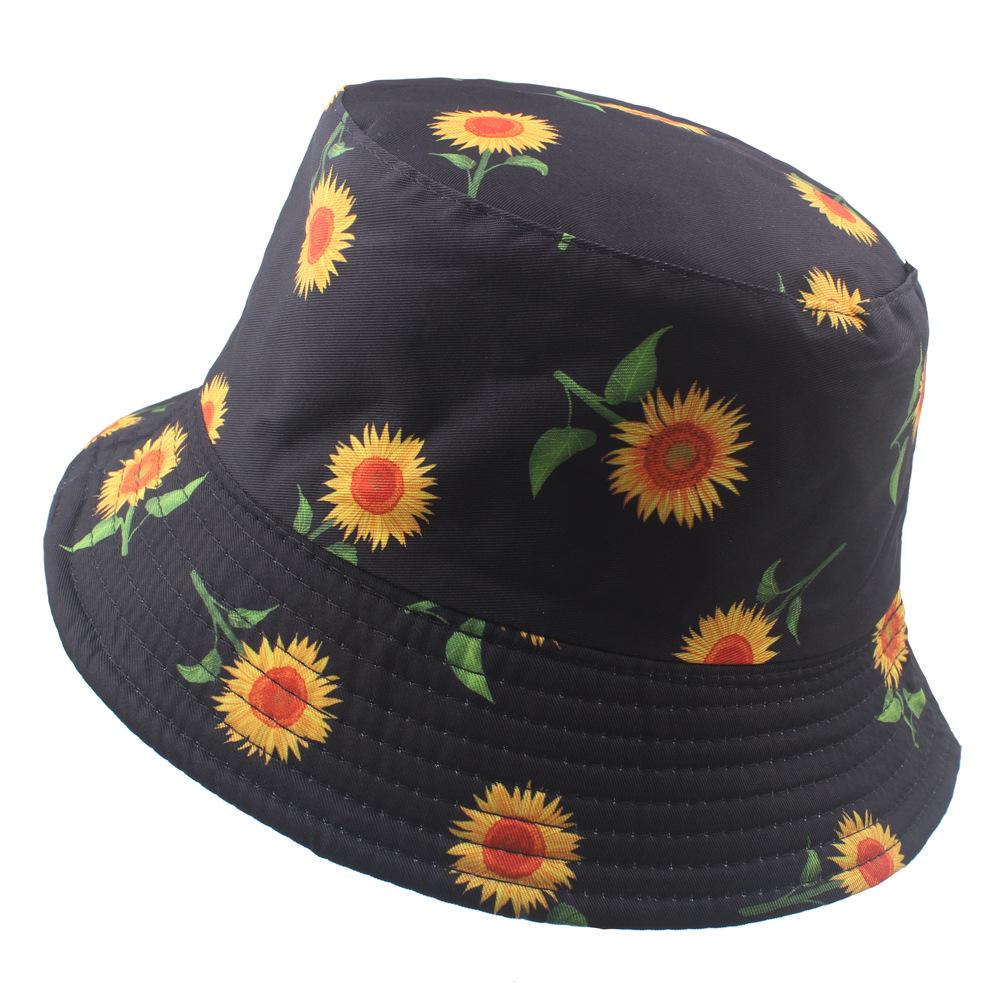 Reversible Tie-Dye Bucket Hat with 3D Graffiti Print for Women - Autumn Style Sun Hat