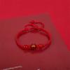 2025 год змеи счастливый красный браслет-веревка зодиакальная змея регулируемая плетеная цепочка на руку женские ювелирные изделия рождественский подарок на год