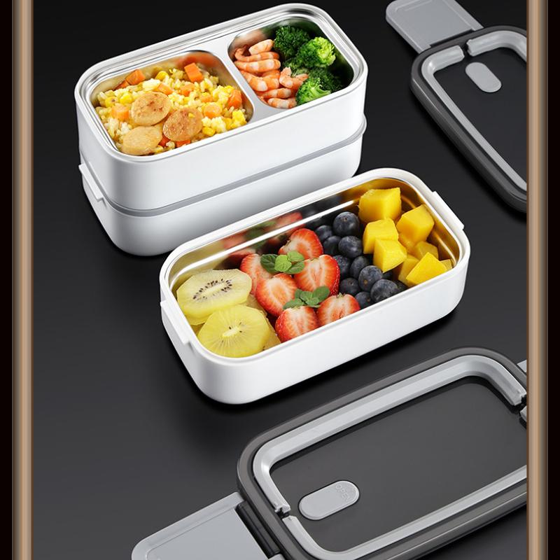 Ланч-бокс из нержавеющей стали 304 для детей, школы, офиса с термосумкой, портативные контейнеры для бэнто, пригодные для микроволновки, контейнеры для хранения продуктов