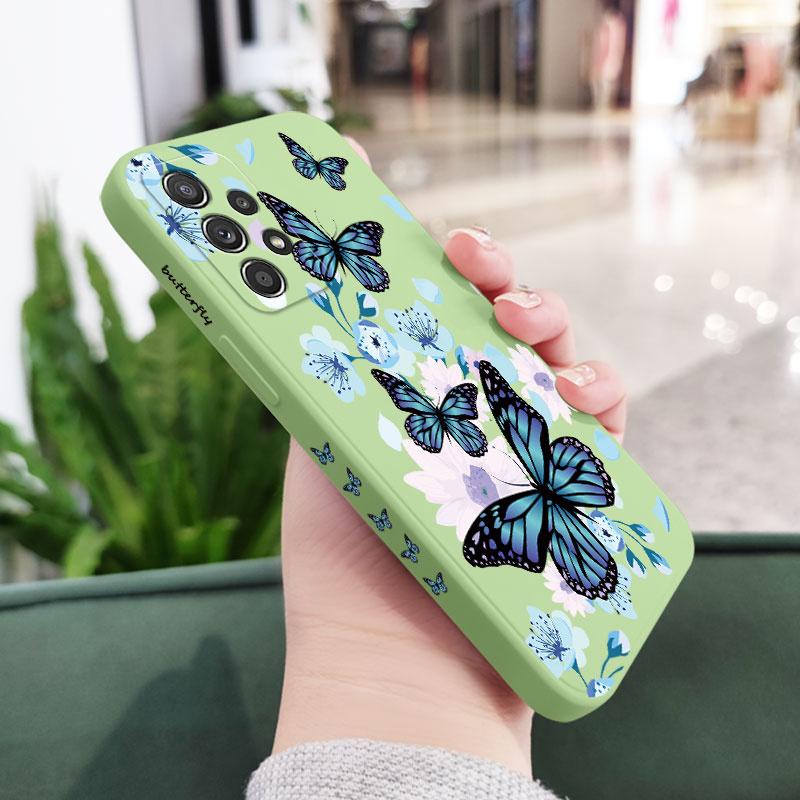 Aurora Butterfly Case For Samsung A56 A54 A36 A34 A26 A24 A14 A73 A53 A33 A23 A13 A17 A16 A07 A06 A52 A72 A32 A15 A25 A35 A55 5G