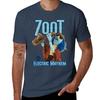 Bluehaired Saxophone Electric Mayhem Tshirt Basic Simple Casual Short Sleeve Tee