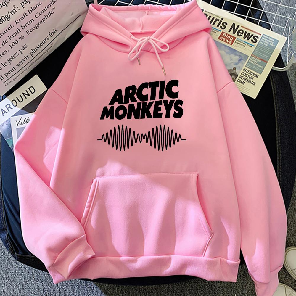 ARCTIC MONKEYS Sound Wave Толстовка Музыкальная группа Одежда для фанатов Флисовые пуловеры с принтом и длинными рукавами Унисекс Толстовки в стиле хип-хоп Толстовки