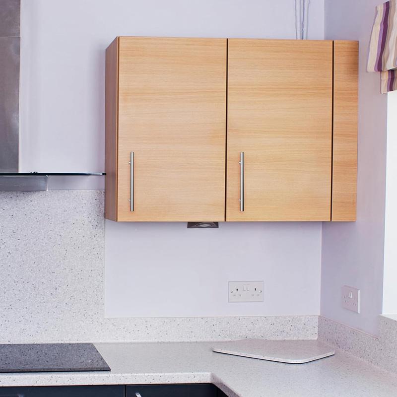 20Pcs/Pack Handle DIY Drawer Pulls Kitchen Door Knob Sliver Cupboard Stainless Steel Furniture