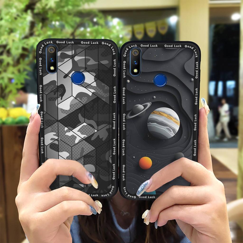 Back Cover Anti-dust Phone Case For OPPO Realme 3 Pro/X Lite Cartoon Silicone Fashion Design Anti-knock Soft case Cute