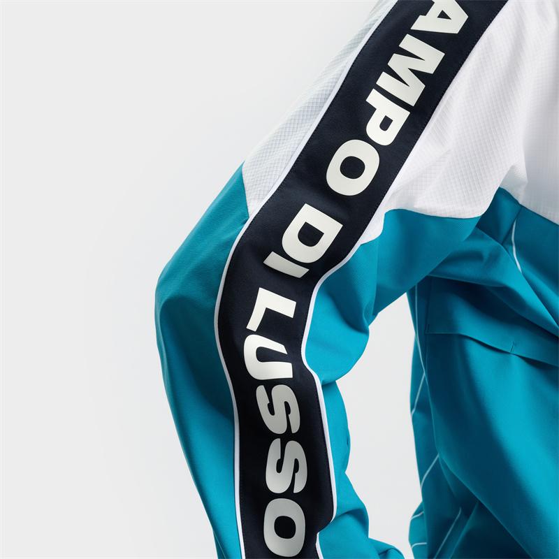 Fila Reppy Ностальгия Спорт Полосатый Цветной Блок Мода Молодежная Жизненная Сила Ретро Спорт Куртка Стойка Мужская Куртка A11M433706FZA