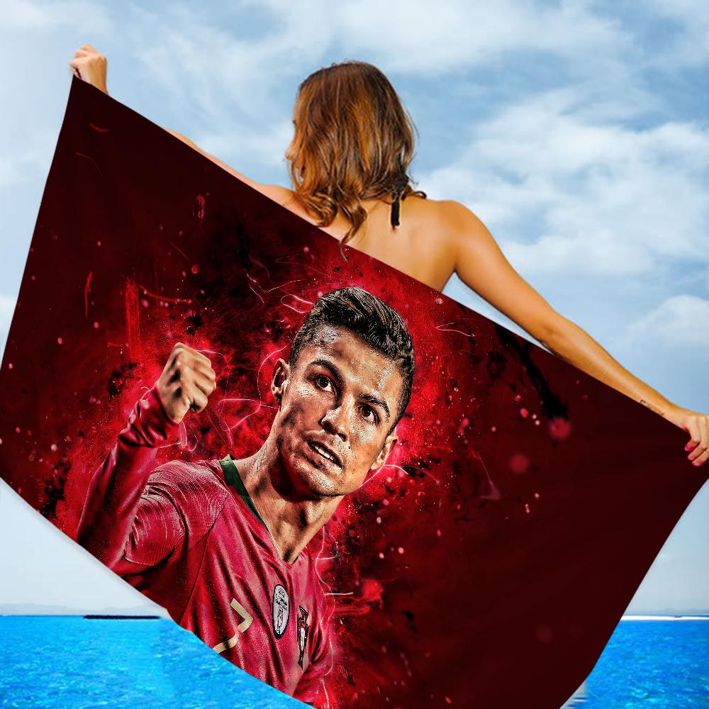 C-Криштиану Р-Роналду C-CR7 Полотенце Микрофибра Пляжное полотенце Впитывающее Быстросохнущее Мягкое Полотенце для йоги, плавания, курорта, альпинизма