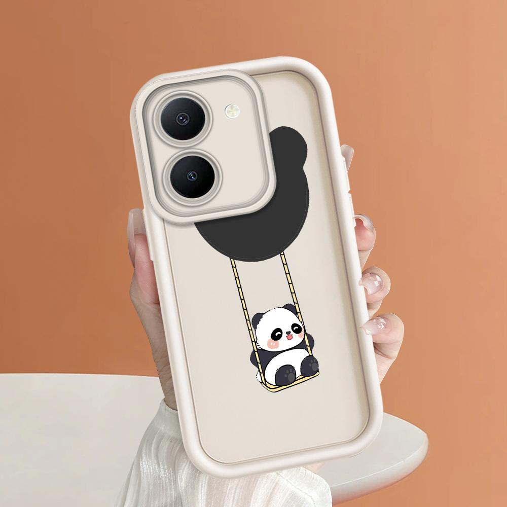 Мягкие силиконовые квадратные лестницы с мультяшным узором, полное покрытие, защита камеры, противоударный чехол для iPhone Infinix Tecno Vivo