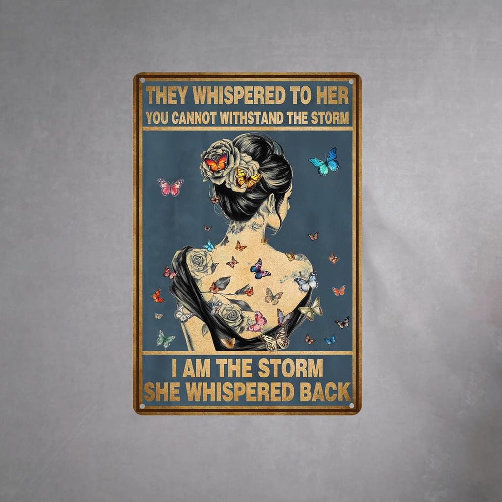 HYBLOM pirational Quote Motivational Wall Art - Hippie Boho Home Decor Sign - Positive Encouragement Gifts for Women Girls Office Bedroom Poster