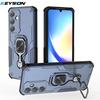KEYSION Противоударный бронированный чехол для Samsung A55 5G A35 A26 силикон + PC вертикальная металлическая подставка с кольцом задняя крышка телефона для Galaxy M16 5G