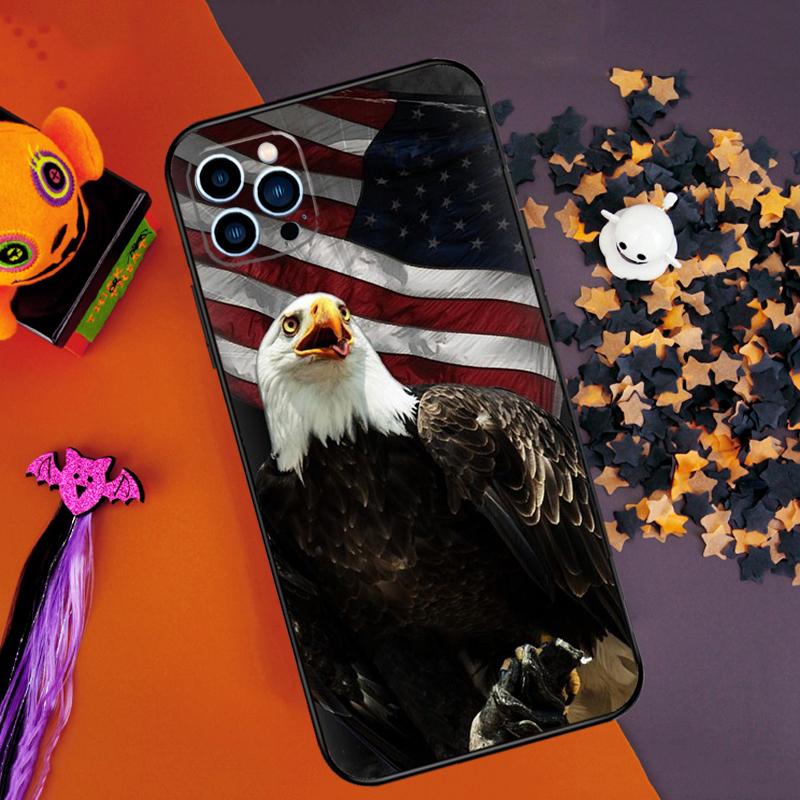 Flag American USA Flag Bumper Case For iPhone 15 16 14 Pro Max 11 12 13 Pro Max Mini XR 16e 16 15 Plus Phone Cover