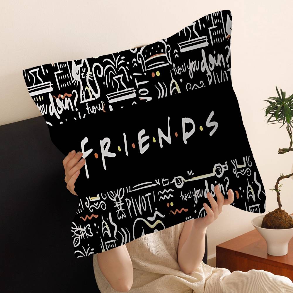 Classic F-Friends Series Tv Personalized Picture Text Home Decorative Pillows Household Gifts 45X45Cm